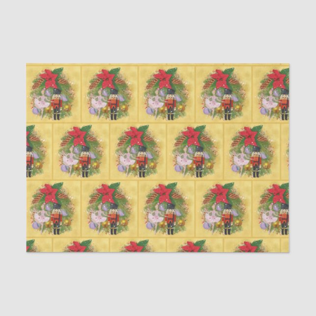 Papier Mousseline Casse-Noisette Soldat Plum Fée Noël (Recto)