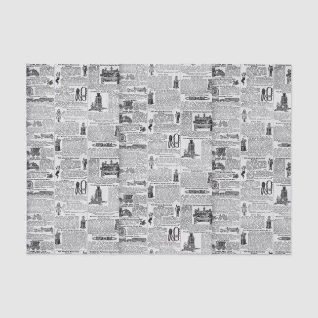 Papier Mousseline Catalogue ancien (Recto)