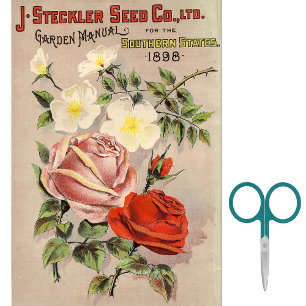 Papier Mousseline Catalogue de graines anciennes J. Steckler États d
