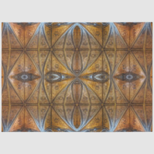 Papier Mousseline Cathédrale gothique vintage - Découpage du plafond