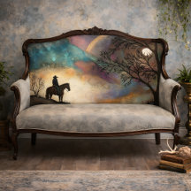 Cavalier au Clair de Lune Découpage
