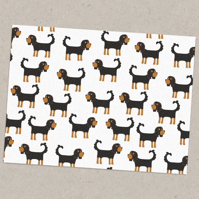 Papier Mousseline Cavalier King Charles Spaniel Chien (Créateur téléchargé)