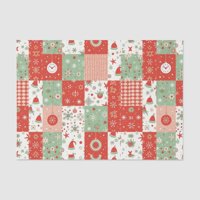 Papier Mousseline Ceinture de Noël (Recto)