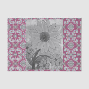 Papier Mousseline Centre Polkadot de tournesol