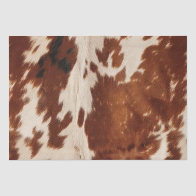 Papier Mousseline Céramique noire Brown Western Cream (Recto)