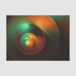 Papier Mousseline Cercles colorés Motif d'art Abstrait moderne #18