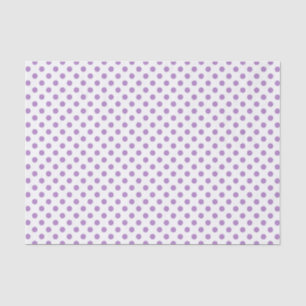 Papier Mousseline Cercles Pois violet de chardon