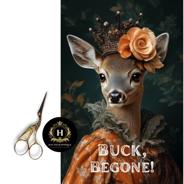 Papier Mousseline Cerf Découpe Sassy Fini de Buck (Créateur téléchargé)