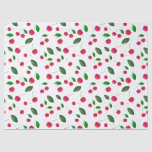 Papier Mousseline Cerise juteuse