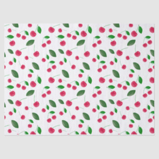 Papier Mousseline Cerise juteuse