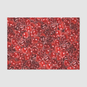 Papier Mousseline Cerises sucrées