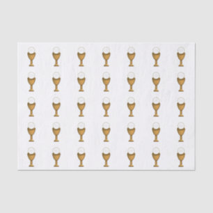 Papier Mousseline Chalice d'or et hôte - Sainte Communion