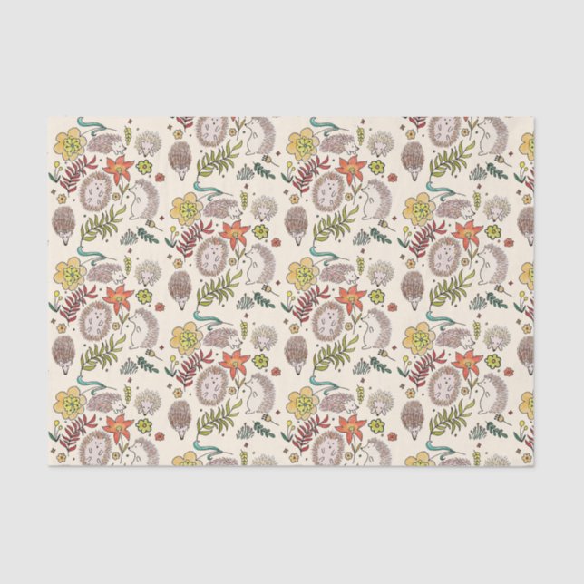 Papier Mousseline Champ de hérisson (Recto)