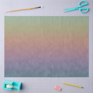 Papier Mousseline Champ pastel feutré