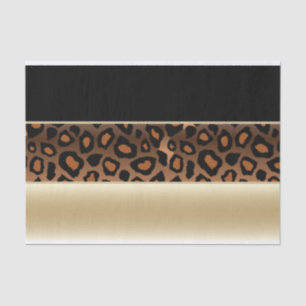 Papier Mousseline Champagne, noir et copie de Jaguar