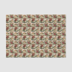 Papier Mousseline Champignon vintage