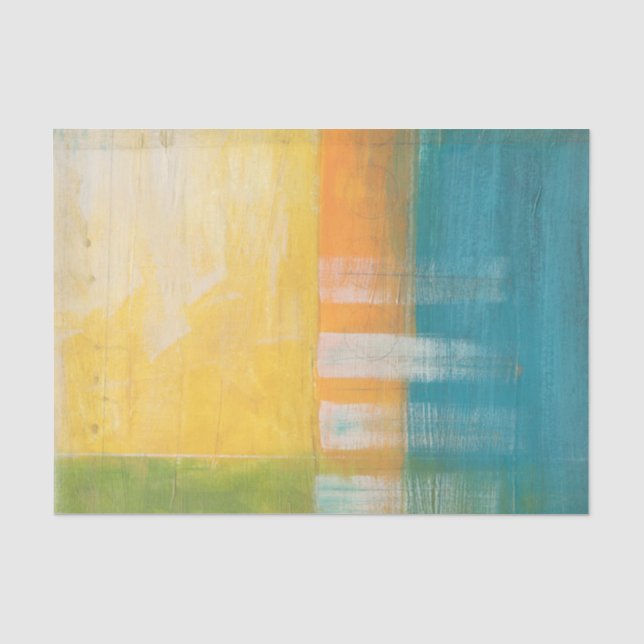 Papier Mousseline Champs Citrus I (Recto)