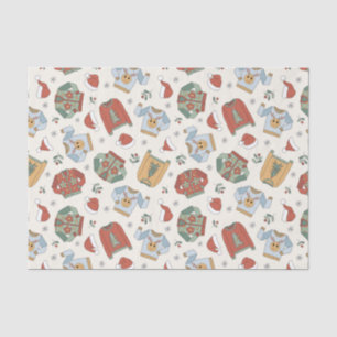 Papier Mousseline Chandails de Noël et Motif Casquette