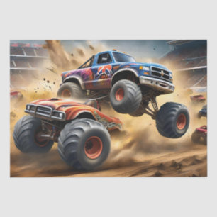 Papier Mousseline Chaos on Wheels : Monster Truck Smash Derby,