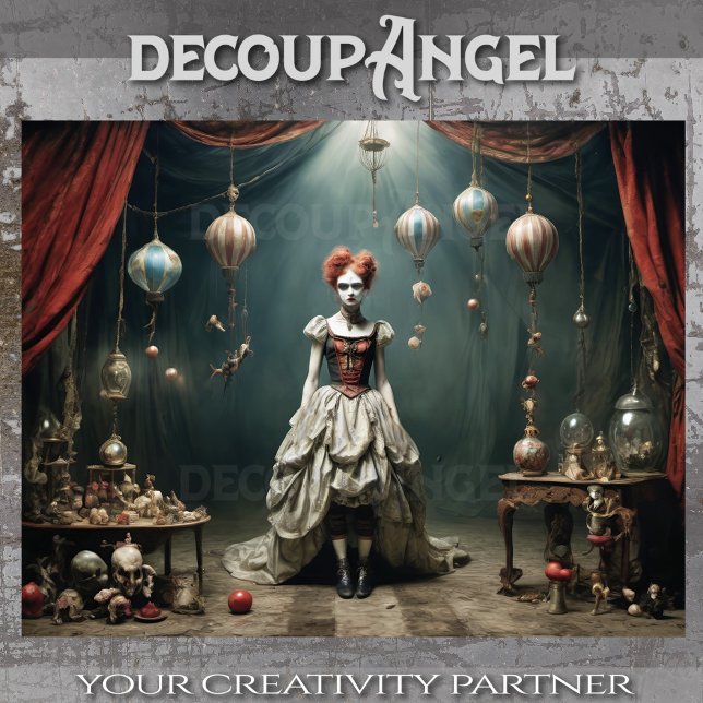 Papier Mousseline Chaos théâtral de l'Absurde - Découpage" (Créateur téléchargé)