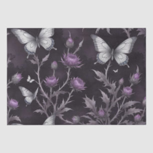 Papier Mousseline Chardons et Papillons