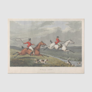 Papier Mousseline Charles Bentley Chasse au renard : à pleine voie
