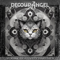 Chat en style tatouage - Découpage