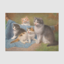 Chat et chatons Wilhelm Schwar Art
