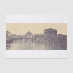 Papier Mousseline Château de l'ange et dôme du Vatican