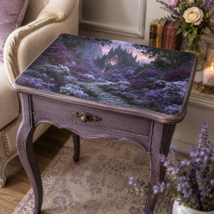 Papier Mousseline Château Fantastique Gothique Fleur Découpe Fleurie