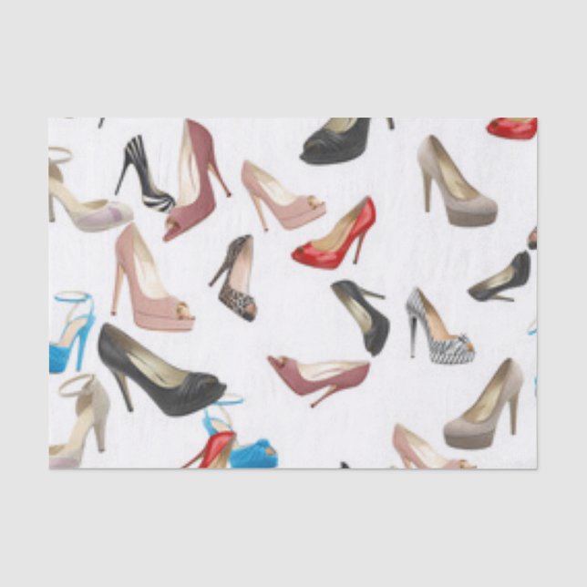 Papier Mousseline Chaussures à talons hauts (Recto)