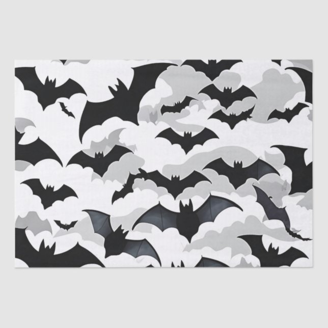 Papier Mousseline Chauve-souris (Recto)