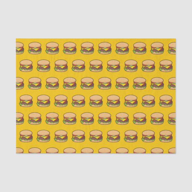 Papier Mousseline Cheeseburger (Recto)