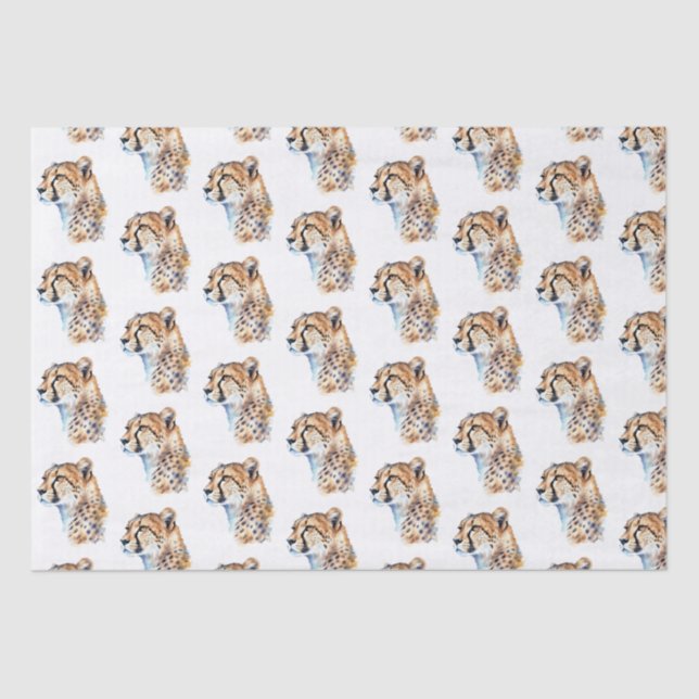 Papier Mousseline Cheetah (Recto)