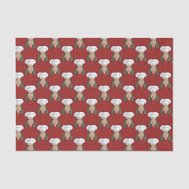 Papier Mousseline Chef femme (Recto)
