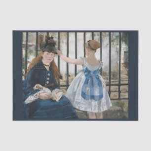 Papier Mousseline Chemin de fer par Eduard Manet, Découpage Art