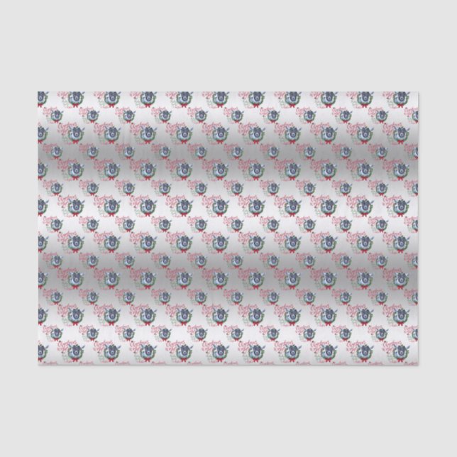 Papier Mousseline CHÈQUE | voeux de Noël Bébé Chèvre Baisers Pygmée (Recto)