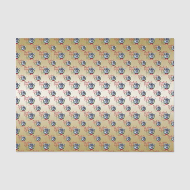 Papier Mousseline CHÈQUE | voeux de Noël Bébé Chèvre Baisers Pygmée (Recto)