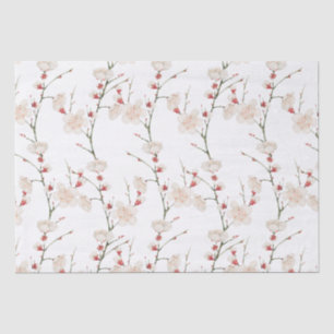 Papier Mousseline Cherry Blossom Motif Boho