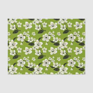 PAPIER MOUSSELINE CHERRY BLOSSOM - SAKURA (MATCHA GREEN)