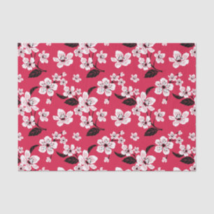 PAPIER MOUSSELINE CHERRY BLOSSOM - SAKURA (ROUGE)
