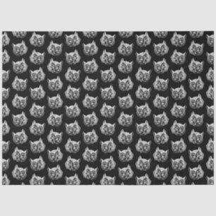 Papier Mousseline Cheshire Cat Alice au pays des merveilles Art Vint