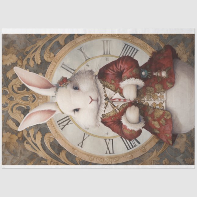 Papier Mousseline Cheval de Noël 4 (Recto)