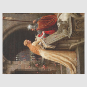 Papier Mousseline Chevalier et Dame