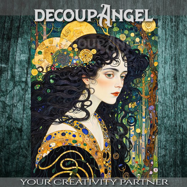 Papier Mousseline Cheveux de la Terre - Découpage - (Créateur téléchargé)