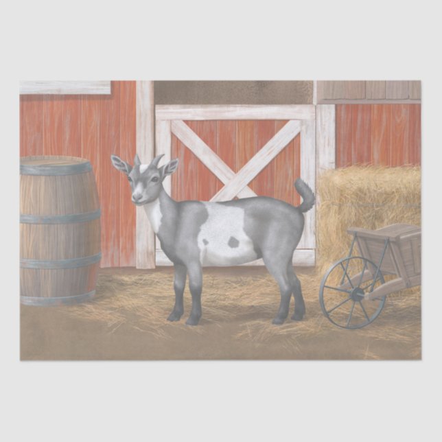 Papier Mousseline Chèvre tachetée gris mou (Recto)