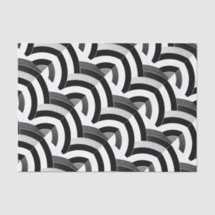 Papier Mousseline chevrons chics contemporains