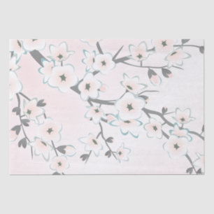 Papier Mousseline Chic à la menthe brune cerise