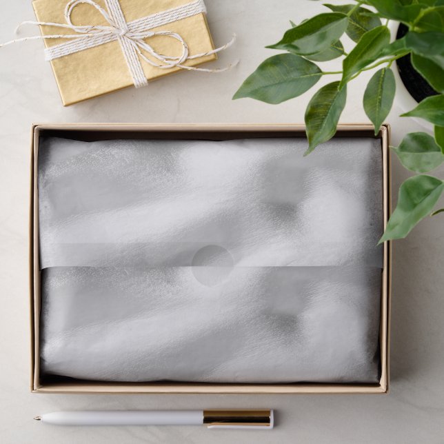 Papier Mousseline Chic Glam Silver Christmas (Cadeau)