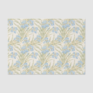 Papier Mousseline Chic Vintage Blue Iris